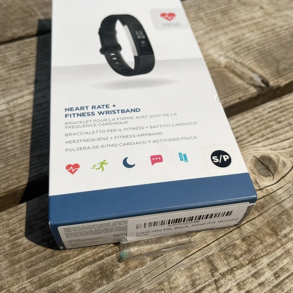 New Fitbit Alta HR Heart Rate Black BAND